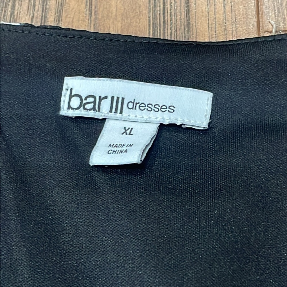 BarIII women’s  black floral cutout dress size XL - Picture 7 of 7